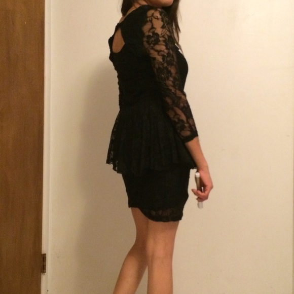 Cotton On Lace Peplum Dress (On Hold)