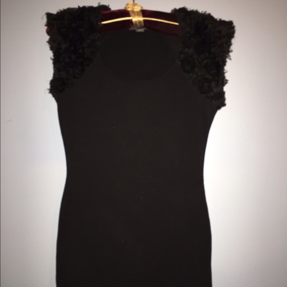 Black cocktail dress