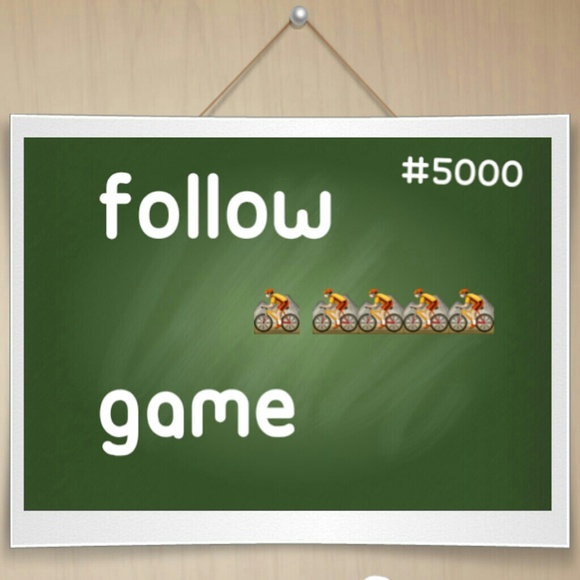 FOLLOW GAME!!! Follow me and follow everyone who