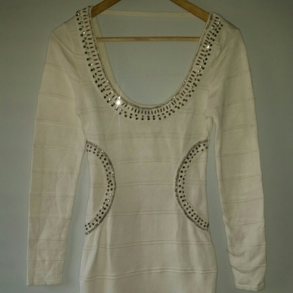 Super cute white party/club dress!!