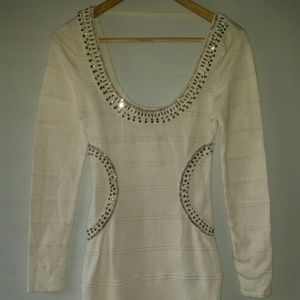 Super cute white party/club dress!!