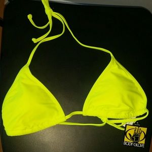 Neon Green swim top!