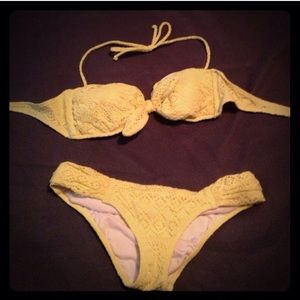 🚫SOLD🚫crochet Victoria Secret swim suit!