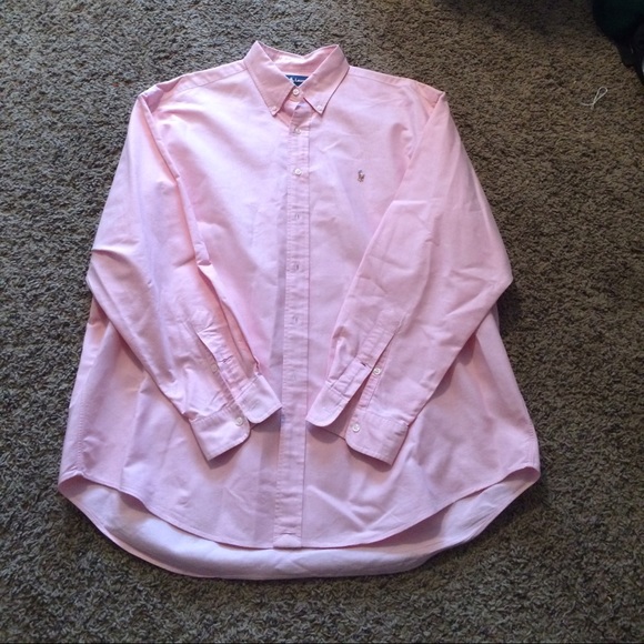 3 Polo oxfords! White, Yellow, and Pink. Size XL.