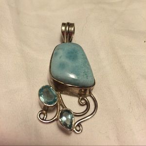 Larimar pendant