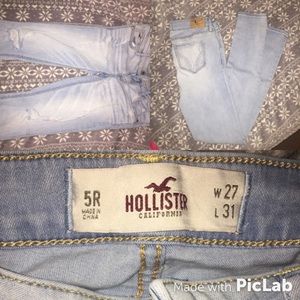 Worn ONCE Distressed Light Wash Jeans