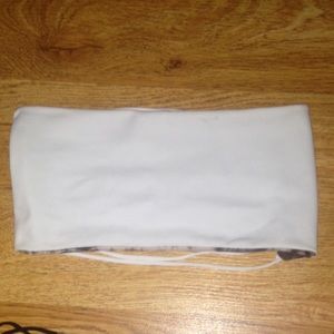 Strapless bikini top