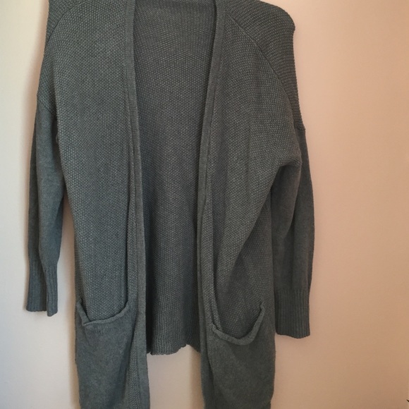 Gray and Cream AE Cardigans