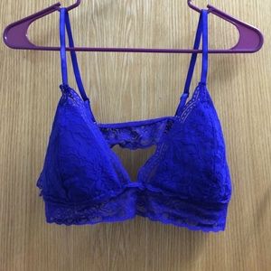 Royal blue bralette