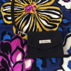 Black Vera Bradley Wristlet