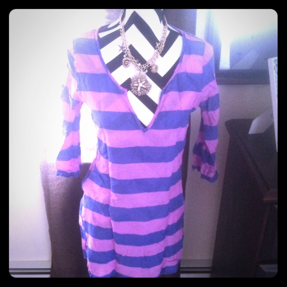 Tunic/ cover up stripes