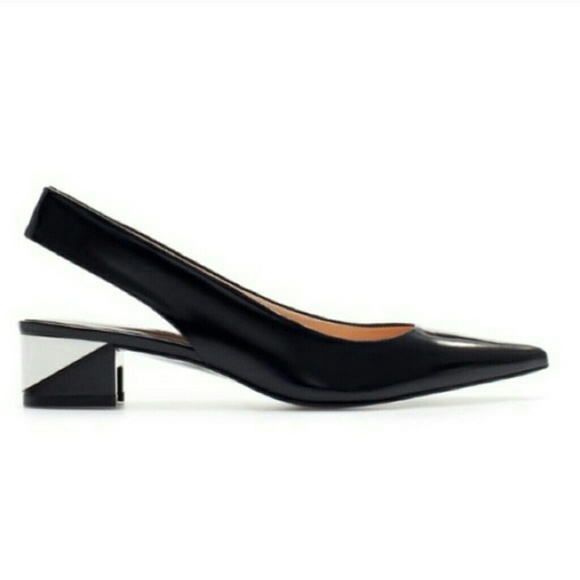 Zara Shoes - [PM Editor] Zara Chunky Heel Slingback