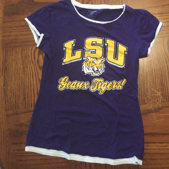LSU T-shirt.