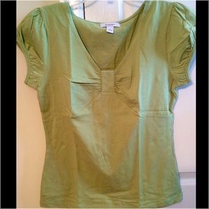 Dressbarn size Medium pale green tee