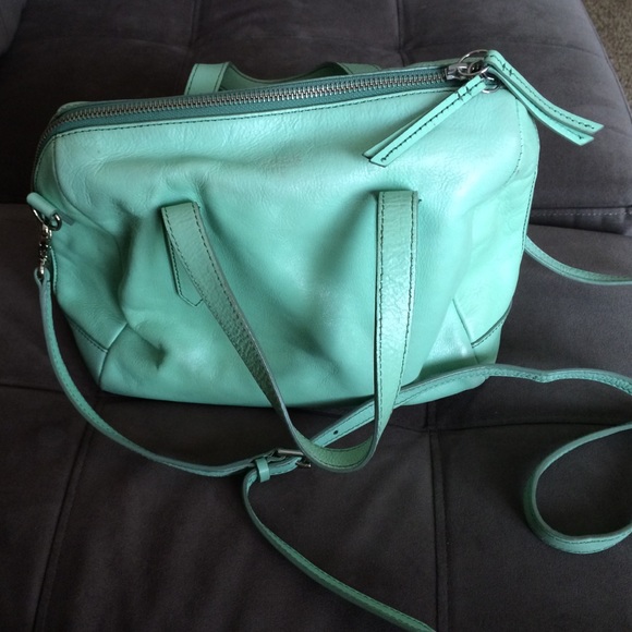 Mint fossil handbag