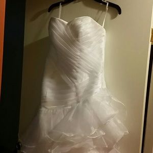 Wedding dress wire once needs cleaning