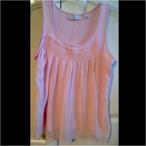Light pink New York and Company size Medium tank