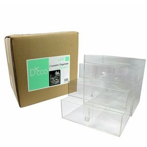 Acrylic cosmetic organizer