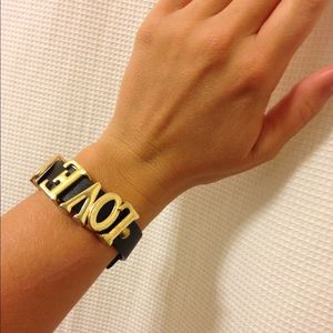 "LOVE" cuff bracelet