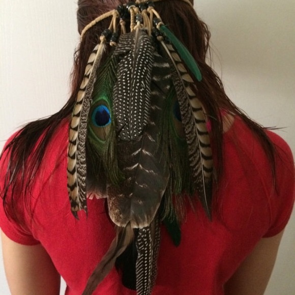 Feather headdress, headband, princess, tribal