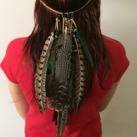 Feather headdress, headband, princess, tribal main image 2