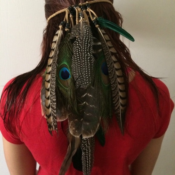 Feather headdress, headband, princess, tribal