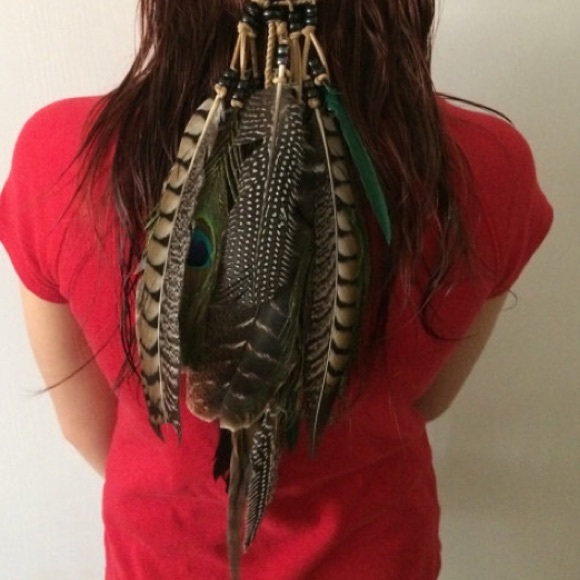 Feather headdress, headband, princess, tribal main image 3