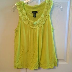 Alfani petite size medium lime tank