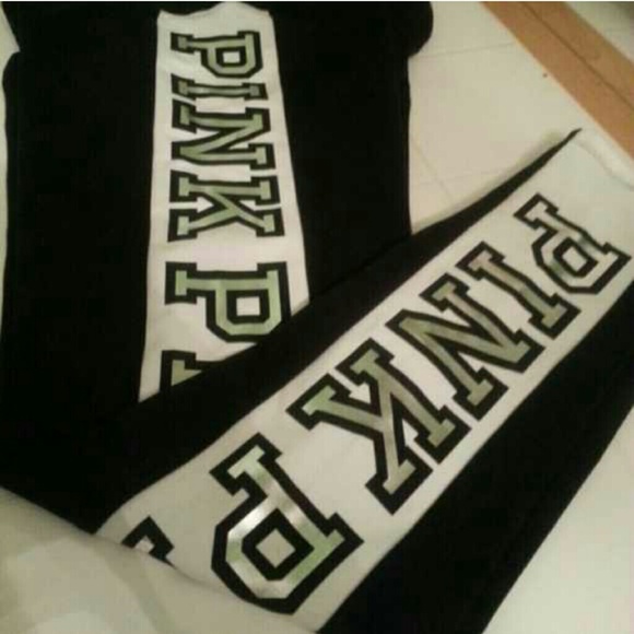 VS fashion show leggings