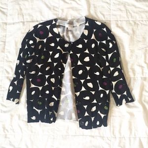 Modern patterned cardigan