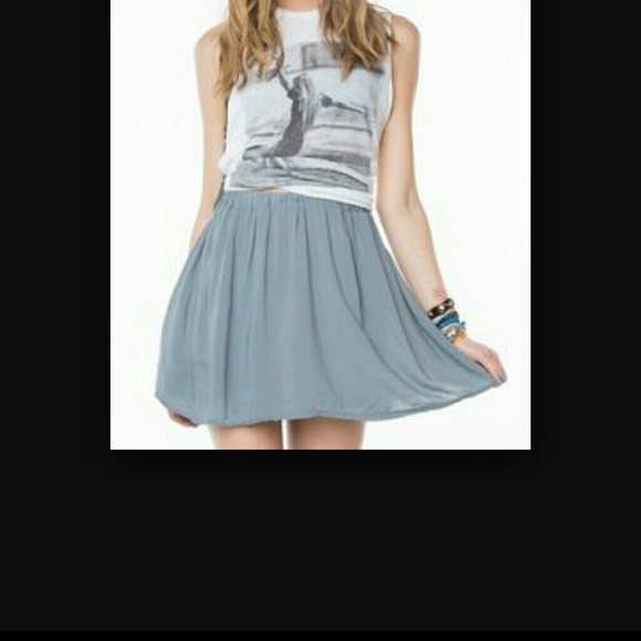 Pale Blue Brandy Melville Skirt