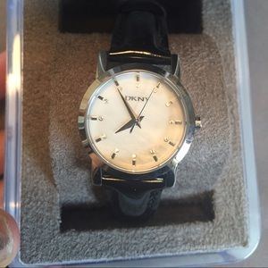 Black Patent Leather DKNY watch