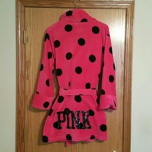 Victoria Secret polka dot bathrobe