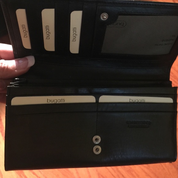Women's beautiful black wallet