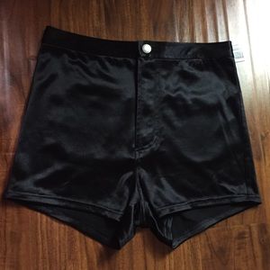 Black Disco Shorts