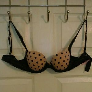 Victorias Secret PINK Low Cut/Push Up Bra