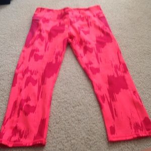 Pink workout pants