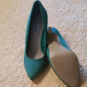 Steve Madden Green Intrude Heel