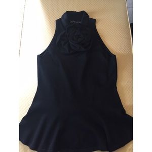 Black sleeveless blouse from Ralph Lauren