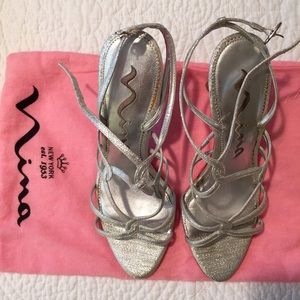 Nina Silver Heels