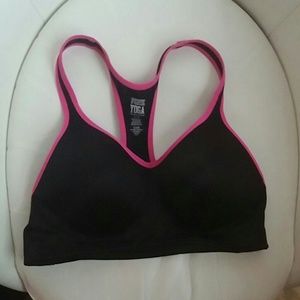 Pink victoria secret sports bra