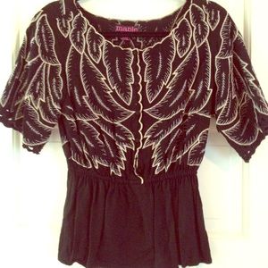 Maple top from Anthropologie