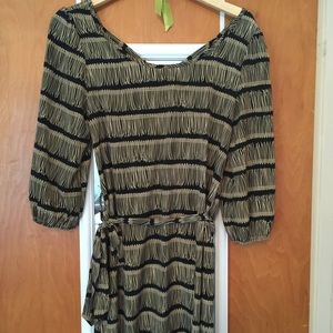 Great black and gold Simone D dress (or tunic)