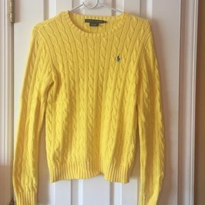 Yellow Ralph Lauren sweater