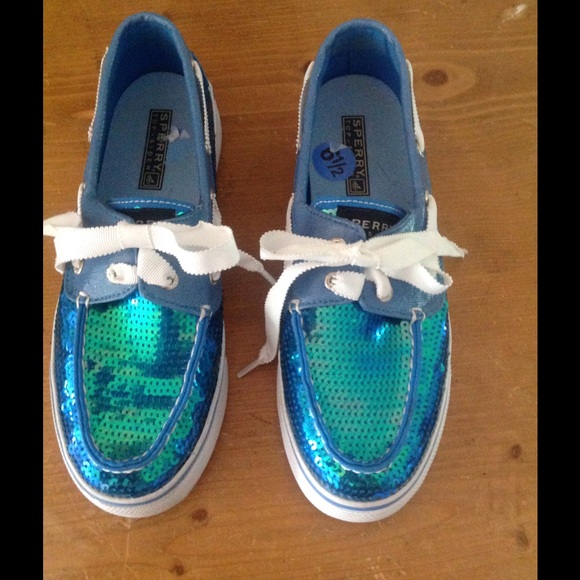 Glittery Sperry s