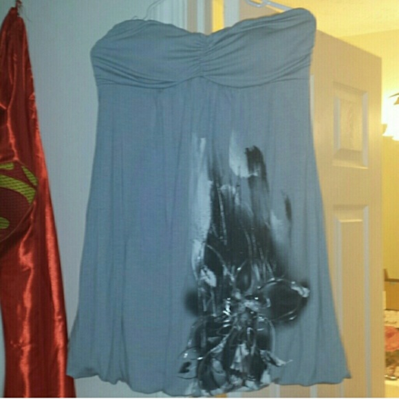 Grey Rose Tube Top & Camo Tube Top