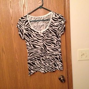 Zebra Print Top