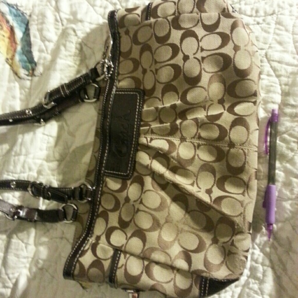 Authentic coach purse