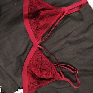 Urban Outfitters Cosabella Red strappy bra