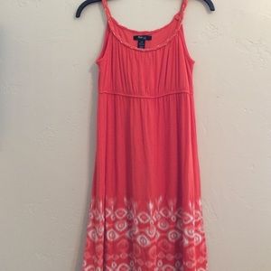Orange summer dress